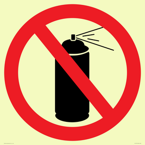 P906 Prohibition: No aerosol